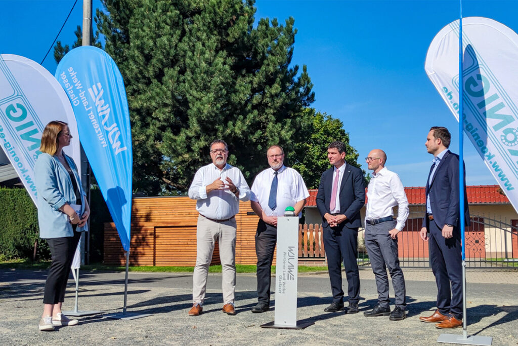 GLASFASER - Erster Kunde ist online - 2 Bürgermeister des Wurzener Landes sprechen über den Breitbandausbau