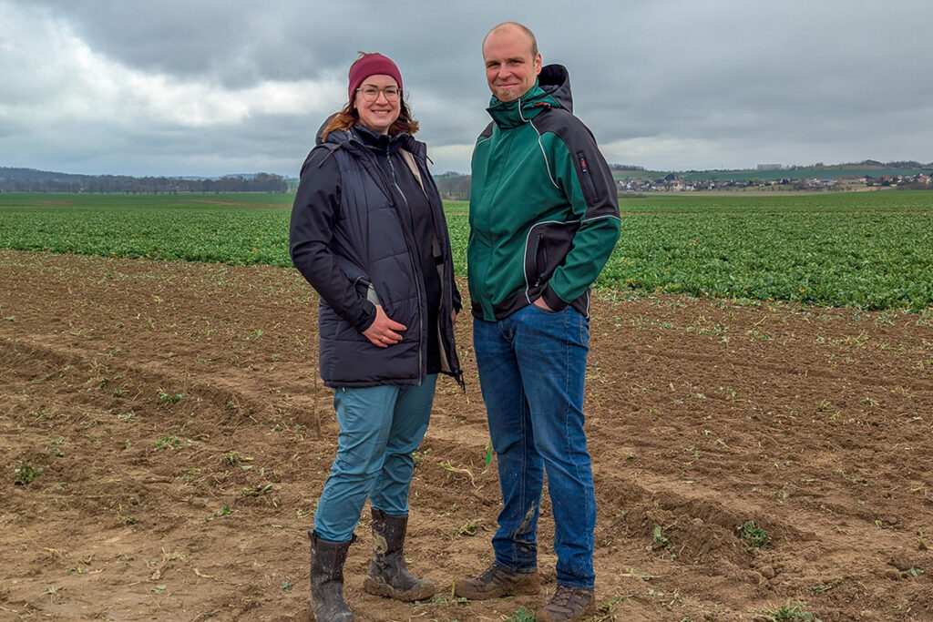 Projektpartner WuLaWe und Agrargenossenschaft Stefanie Kleine und Andreas Lau